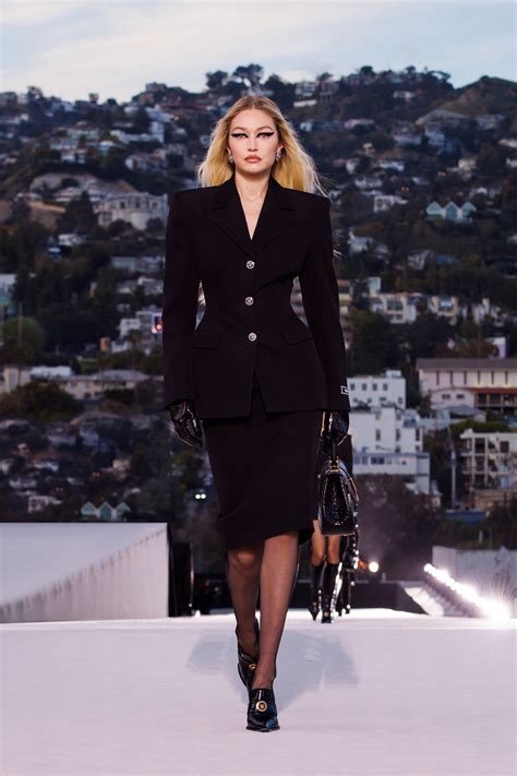 clc black dress versace outfits|Vogue’s best looks from the Versace fall/winter 2024 show.